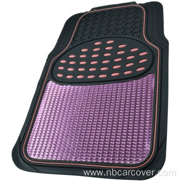 Metallic Rubber Floor Mats for Car SUV Truck